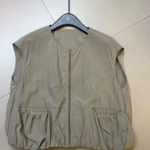 Lightweight Zip-Front Drawstring Vest - Image 2